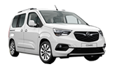(Group G) Opel Combo or similar. 5 seats, 5 doors, manual.